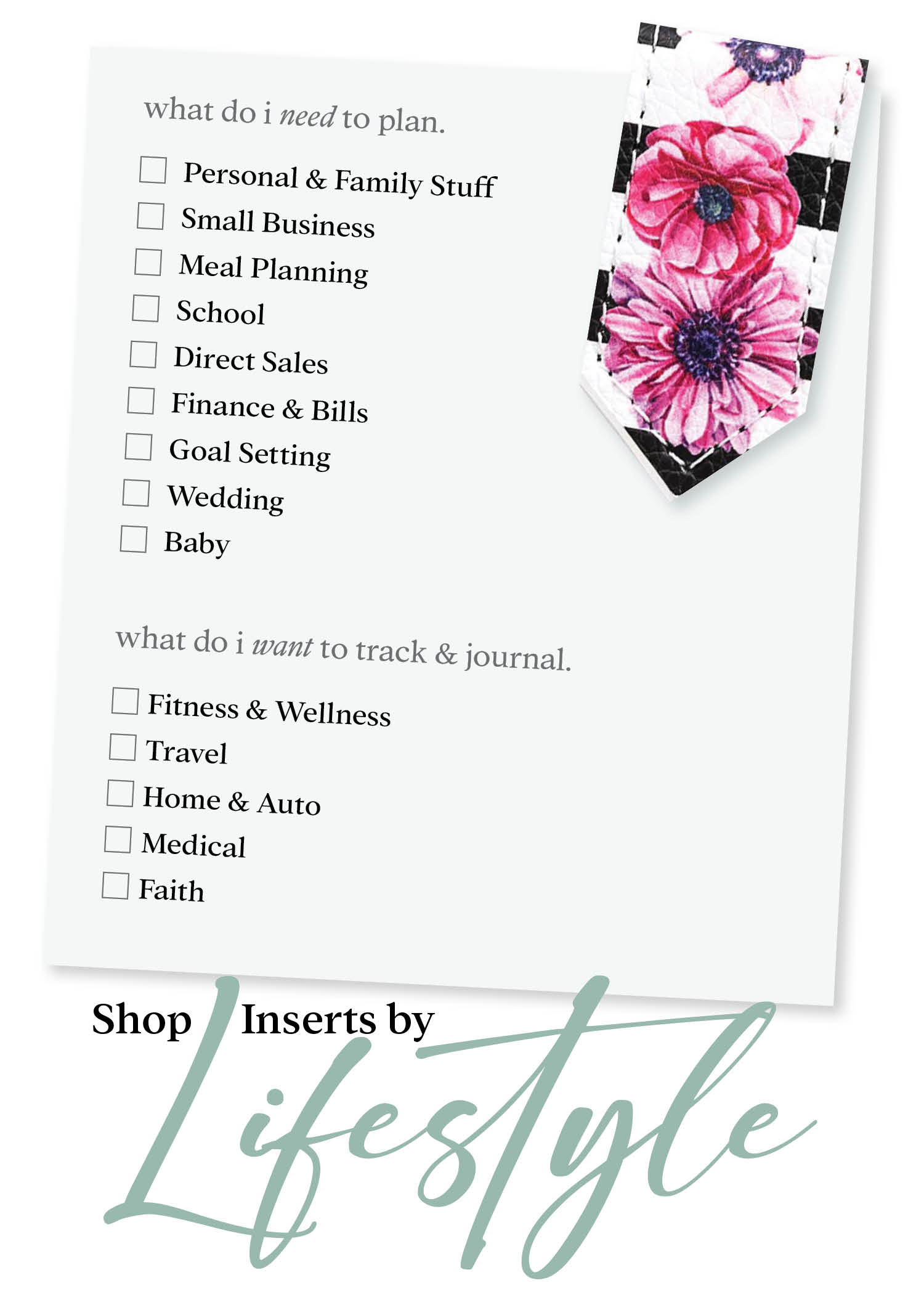 Tula XII Lifestyle Planner Inserts